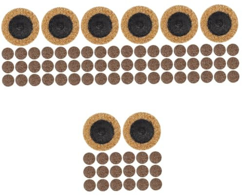 Gatuida 200pcs Sanding Discs Electric Sander Sandpaper Sanding Wheels for Angle Flap Stripper Abrasive Grinding Wheel Remover