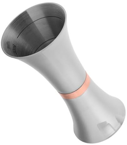 VERDANVERSE Jigger Doble Cabeza Acero Inoxidable con Claras para Medición Precisa Bebidas y Café Taza Pequeña para Bar y Cocina Diseño Japonés Ergonómico