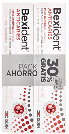 Isdin Bexident Anticaries, Confezione Risparmio 30% Extra Dentifricio 12 5 ml + 125 ml