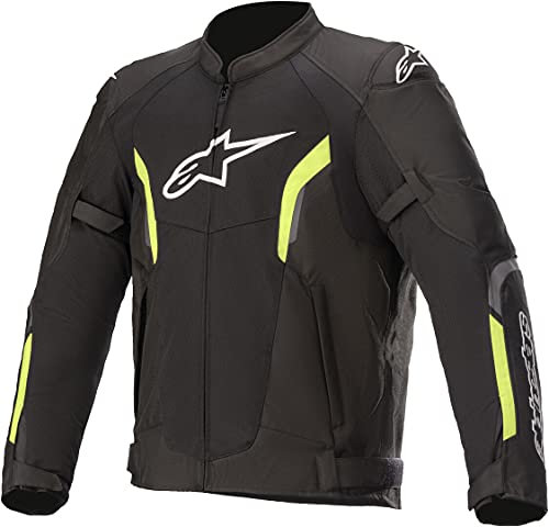 Alpinestars AST-1 V2 Air Motorrad Textiljacke Schwarz/Gelb 4XL