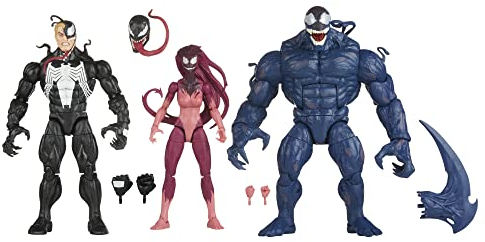 Marvel Legends Series Venom Multipack 15,2 cm große Sammelfigur Spielzeug, 6 Zubehörteile (exklusiv bei Amazon)