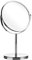 U-K Articles ménagers Miroir de Table Ronde en métal Miroir de Table Double Face Maquillage Cosmétique - 6 * 14CM - Argent - Grossissement 2X Nice Processed