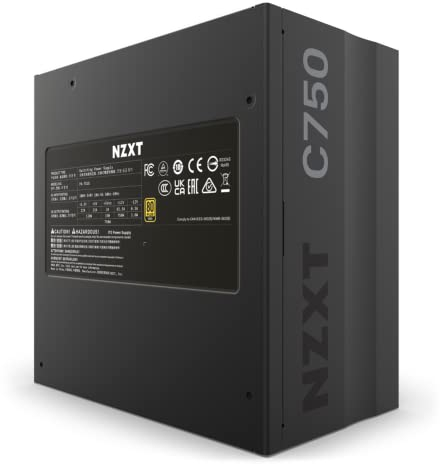 NZXT C-Series 750 Watt 80+ Gold Operation: Ghost Fully Modular PSU/Power QUIET Supply
