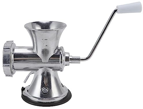 Manual Meat Grinder Meat Sausage Filling Machine, Silver Manual Meat Mincer Multipurpose for Home Cooking