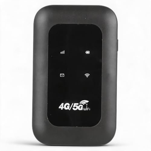 Mobiler WLAN Router, Tragbare 4G WLAN Router Steckerkarte 150M Mobiler WLAN Hotspot, 8 Benutzerkapazität, Unterstützt kein 5G WLAN. 2100 MAh