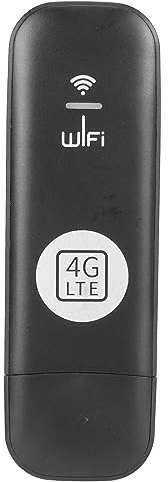 Módem USB 4G LTE Portátil con Ranura para Tarjeta SIM, Alta Velocidad para 8 Usuarios, Compatible con TDD y FDD LTE, WCDMA, HSPA+, Redes GSM, Punto de Acceso de Viaje