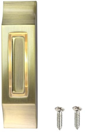 Tsnamay 3.27 Solid Door Bell Push Buttons,Wall Mounted LED Lighted Doorbell Button Universal Garage Door Opener Switch,Zinc Alloy