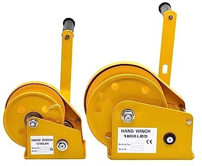 Verricello elettrico Verricello manuale, 1200/1800/2600 LBS Verricello bidirezionale autobloccante a mano piccola for trattore Verricello bidirezionale autobloccante Verricello manuale Trattore a mano