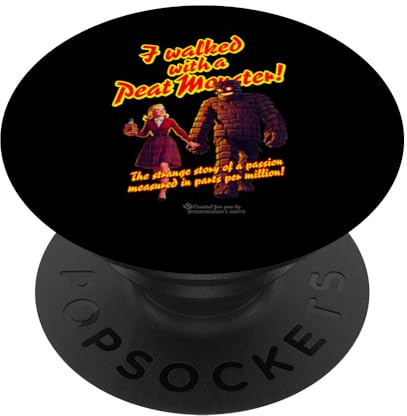 Whisky Geek Film Poster I Walked with a Peat Monster Whisky PopSockets Swappable PopGrip