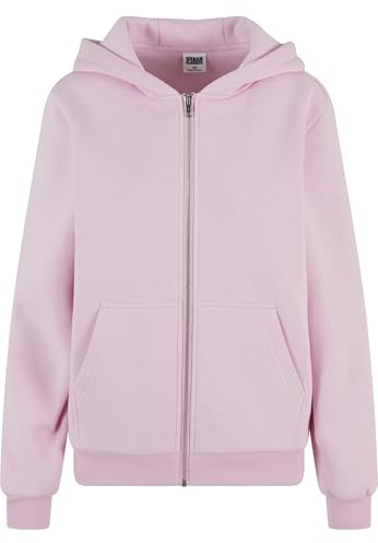 Urban Classics Ladies Fluffy Zip Hoody Donna Felpa Jogging Nero Regular