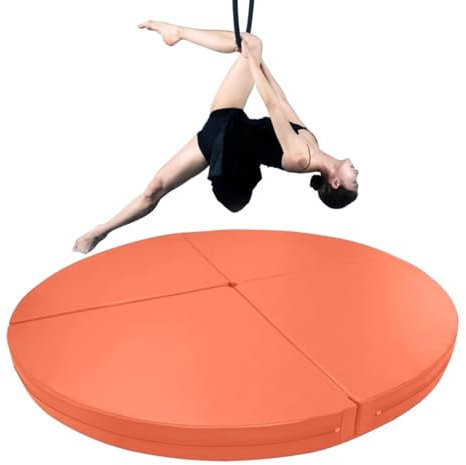 Crash matten für Erwachsene, Runde faltbare Pole Dance Sicherheits matte, Yoga-Übungs matten Tanzkissen-Fall-Sicherheits polsterung für Pole