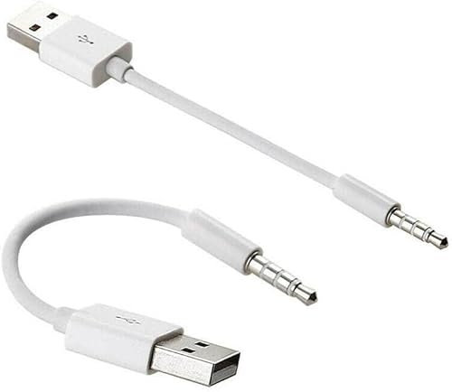 Mr. Gadget's Solutions - Adaptador USB de carga rápida y transferencia de datos y sincronización para iPod Shuffle, compatible con modelos de 2ª, 3ª, 4ª, 5ª y 6ª generación