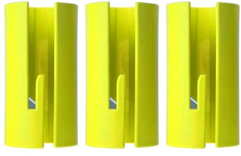 3Pcs Wrapping Paper Cutter, Wrapping Paper Sliding Cutter, Gift Wrap Cutter for Christmas Birthday Gift Paper Cutter, Safety Easy Sliding Roll Paper Cutting Tools (Yellow)