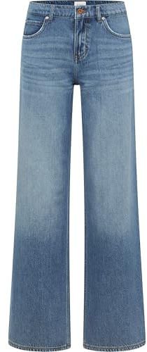 Style Medley Wide Leg, Medelblå 671, 34W / 32L