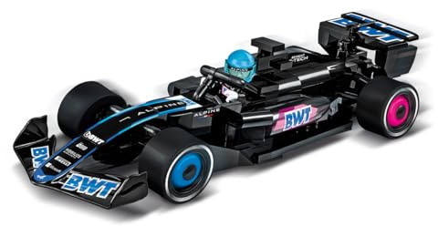 COBI-1684 BWT Alpine F1 Team CAR Formula car | 276 Teile, 1:26 Maßstab, Mit Fahrerfigur, Gummireifen, Ab 6 Jahren