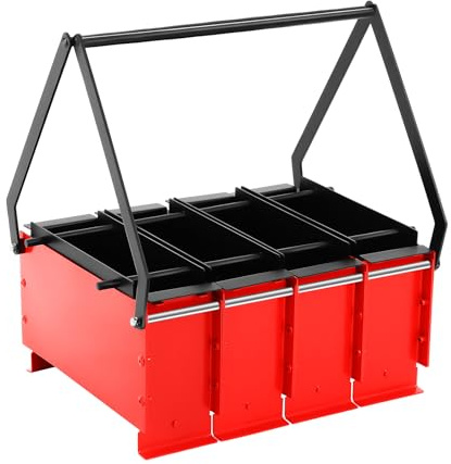 AYLYOTOY Newspaper Briquette Maker, Heavy Duty Steel Manual Press, Paper Log Maker for Fireplace & Stove Fuel Bricks, Eco Recycle Home Indoor Outdoor Garden Tool