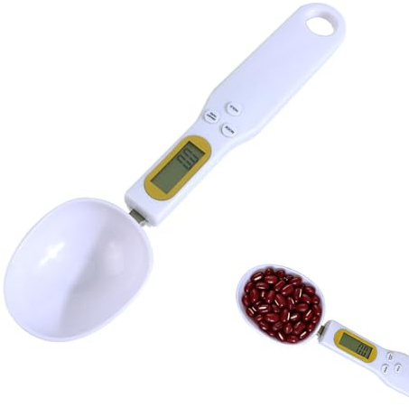 Cuillere de Mesure Numérique de Haute Précision – Balance de Cuillere Précise avec Capacité de 500 g et Précision de 0,1 g, Écran LCD Intégré, Fonction Tare pour Épices, Comprimés, Poudres, Cuisson