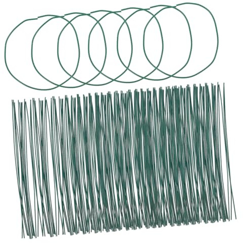 Angoily Fascette Flessibili in Ferro Zincato per Giardinaggio 1000 Pezzi, Legacci per Piante e Arbusti, Cinghie di Supporto Verdi Resistenti, per Fissaggio e Organizzazione Cavi in Giardino e Casa
