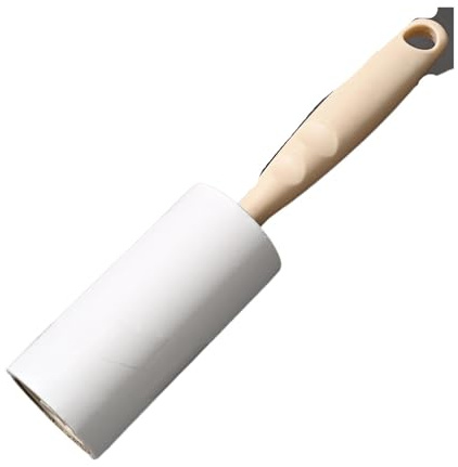 ZNJAMN Rullo Levapelucchi 2 Pezzi con Manico e 10 Rotoli di Carta Adesiva for Rimuovere la Polvere, i peli degli Animali Vestiti per Tutti I Tessuti(Color2)