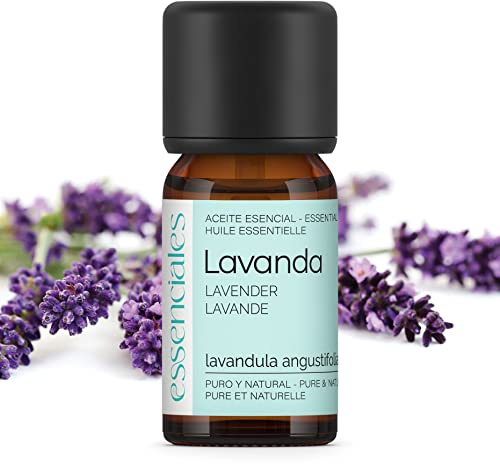 ESSENCIALES Aceite Esencial de Lavanda 100% Puro y Natural - Aceite de Lavanda para Difusor, Aromaterapia y Relax - 30 ml