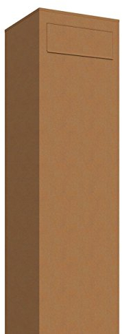 Boîte aux lettres sur pied, design Boîte aux lettres Motif kurkh rouille – bravios