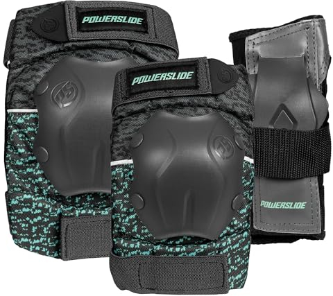 Powerslide Damen Standard Women Tri-Pack Schutzer, Schwarz, S