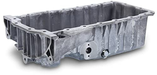 BESTPRICE 1x Ölwanne Aluminium Kompatibel mit A udi A3 (8L1), TT (8N3)(8N9), SEAT LEON (1M1), TOLEDO II (1M2), SKODA OCTAVIA 1, VW BORA (1J2)(1J6), GOLF 4, NEW BEETLE (9C1, 1C1)(1Y7), POLO (9N_, 9A_)