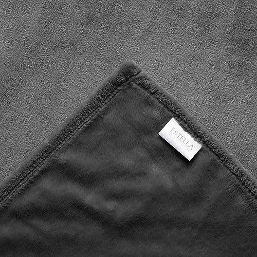 ESTELLA Kuscheldecke Polarflausch | anthrazit | 150x200