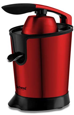 Techwood Presse Fruits Electrique INOX, Rouge TPF-6165