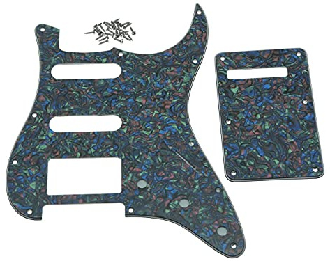 Dopro Strat HSS Gitarre Pickguard und Tremolo Cover Set für FD Abalone Pearl