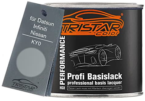 TRISTARcolor Autolack Dose spritzfertig für Datsun/Infiniti/Nissan KY0 Bright Silver Metallic Basislack 0,5L