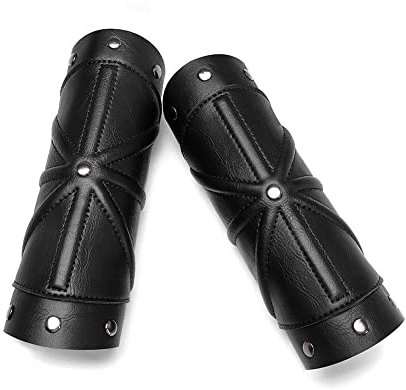 GRACEART Steampunk-Armstulpe aus Leder, verstellbar, Style-g, Einheitsgröße