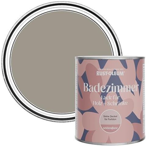 Rust-Oleum Brown Moisture Resistant Bathroom Wood and Cabinet Paint in Satin Finish - Whipped Truffle 750ml