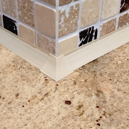 InstaTrim Outside Corners - 10 Ivory 3/4 Wide Caulk Strip Outside Corner Pieces - Trim for Outside Corners - Paintable