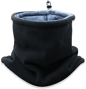 LumiSyne Winter Halswärmer Herren Damen Doppellagig Fleece Dicken Winddicht Schlauchschal Mit Einstellbare Kordelzug Thermo Halsschlauch Kaltes Wetter Gesichtsschal Loop Schal Mütze Für Radfahren Ski