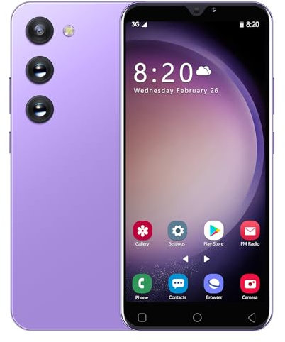 Smartphone Offerta del Giorno, 5.0 inch IPS Display, 16GB ROM (128GB Espandibili), Android 9.0 OS, Dual SIM Economici Telefoni Mobile ,3G Cute Cellulari (Purple)