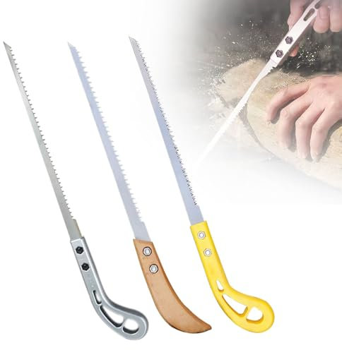 Outdoor Portable Hand Saw, 2024 Upgrade 9 Inch Outdoor Portable Handsaw Mini Hand Saw, Household Garden Small Hand Saw Fine Toothed Hand Saw for Camping Gardening Pruning Saw (3 Pcs)