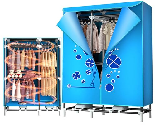 Heated Clothes Airer - 2400W Efficient Electric Drying Rack with Timer for Indoor Laundry Drying