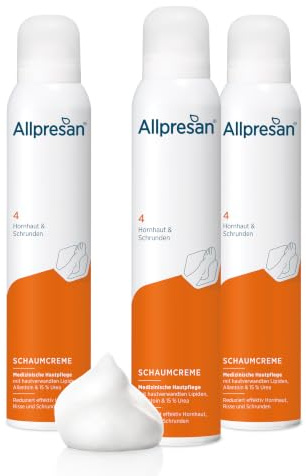 Allpresan Fuß spezial Nr. 4 Schaum-Creme gegen Hornhaut und Schrunden – Reduziert effektiv Hornhaut, Risse und Schrunden, 200 ml (3)
