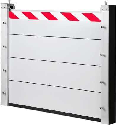 Paratia Antiallagamento Barriera 40 Cm Di Altezza, Barriera Antiallagamento Riutilizzabile,Porta/ Esterno Casa/ Cantina Barriera D'acqua Per Le Inondazioni, Alluminio Resistente Acqua Stoppe(Built-in,