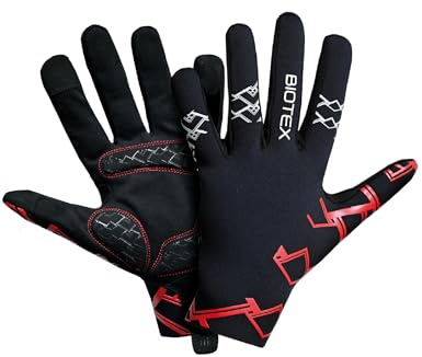 BIOTEX Guanti Neoprene per Bici a Dita Lunghe, con Tecnologia Touchscreen, Protezione dal Freddo, ideale per Ciclismo su Strada o MTB