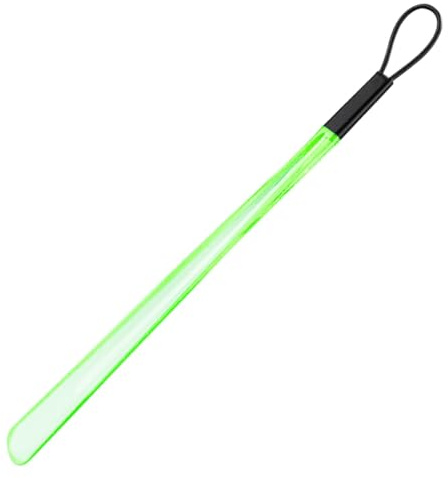 Lång skohorn med ergonomiskt handtag – slitstarkt skohorn, lyftare | 60 cm skostöd, lätt skohorn för äldre, gravida kvinnor, män, barn,
