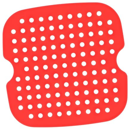 VALICLUD Air Fryer Mat Non-Stick Silicone Pad Perforated Baking Liner for Kitchen Gadget Reusable Air Fryer Liner
