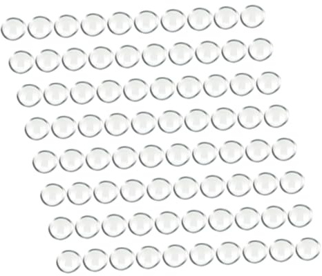 Garneck 300pcs Clear Flat Glass Marbles Decorative Stones for Aquarium Fish Tank Vase Filler Pebbles Irregular Shape for Pet Safety Color Retention and Unique Underwater Garden Decoration