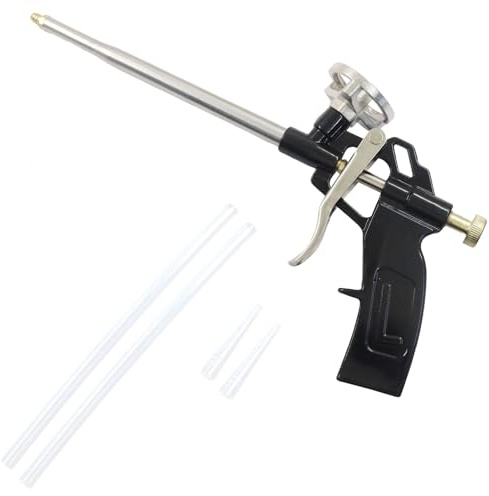 PHITUODA Foam Gun, Heavy Duty PU Spray Sealant Metal Body Expanding Foam Gun, Professional Applicator for Caulking, Filling, Sealing/Home and Office Use