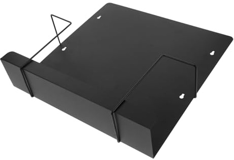 SEWACC Mensola Porta Dischi Da Parete in Acciaio Espositore Per Dischi in Vinile e Cd Organizer Salvaspazio Design Minimalista Per Collezione Multimediale