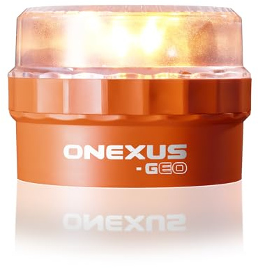 ONEXUS Baliza V16 Homologada DGT 2026 Geolocalización GPS y la única con Indicador de Carga de batería.