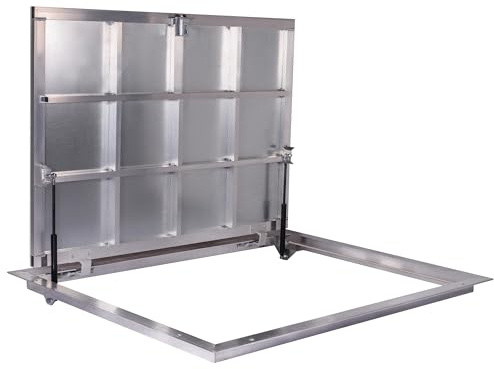Schachtabdeckung 900mm x 1200 mm (P) - Seitenscharniere, Bodenluke Schachtdeckel Revisionsschacht Kanalschacht