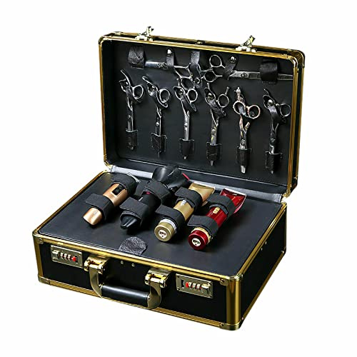 Barber Tragetasche, Großer Stylist Koffer Kämme Werkzeuge Organizer Clipper Trimmer Friseursalon Koffer