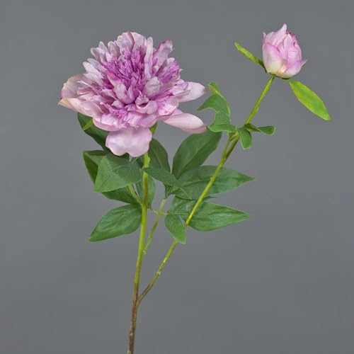 artplants.de Pivoine décorative BADIS, Lilas, 75cm | Pivoine Artificielle